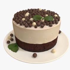 Mousse cake 3D Model