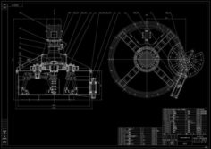 JN1000 vertical axis planetary mixer drawings Free 3D Model
