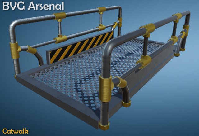 Catwalk 3D Model