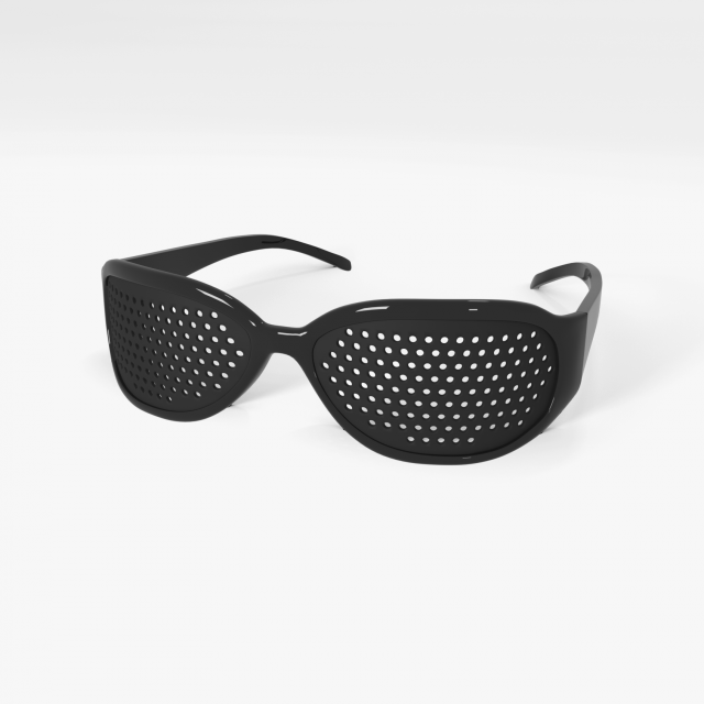 Pinhole Glasses Free 3D Model