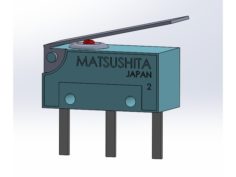 Matsushita Limit Switch 3D Print Model