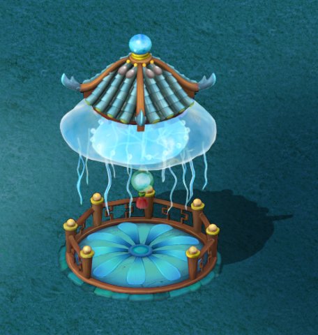 Submarine cartoon world – jellyfish pavilion 3D Model