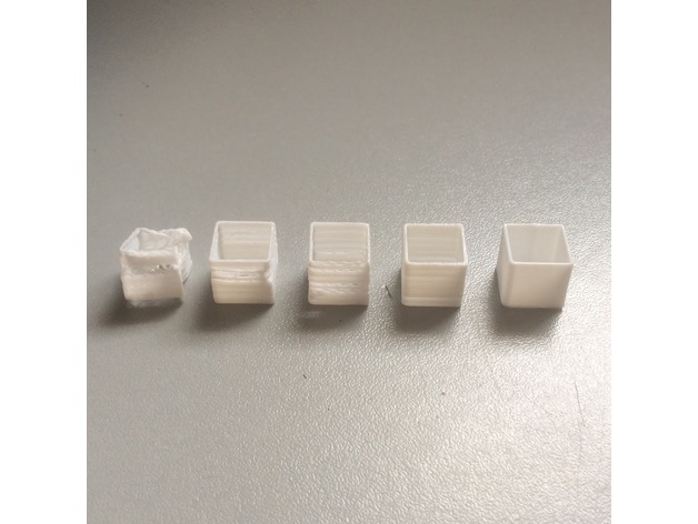 10mm Extrusion Calibrtion Cube 3D Print Model