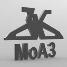 Moaz logo 3D Model