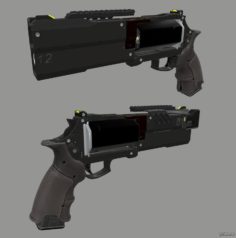 Hailstorm Pistol 3D Model