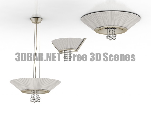 Illuminati Piatto Chandelier and Sconces 3D Collection