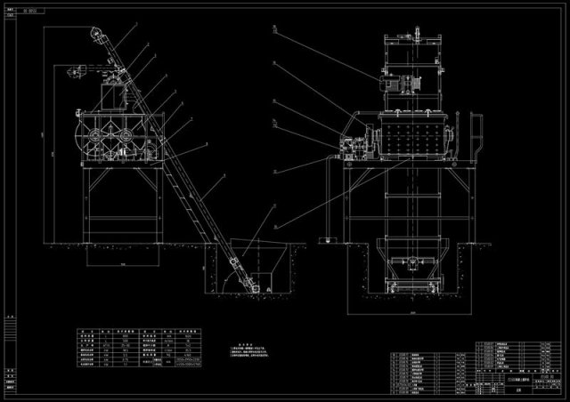 JS500 concrete mixer drawing Free 3D Model