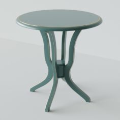 Daffodil Antique Accent Table 3D 3D Model