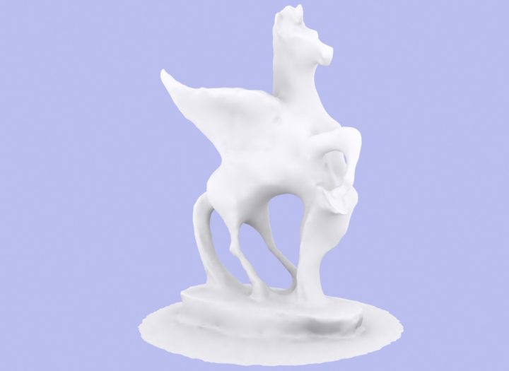 3D Unicorn statue Free 3D Model