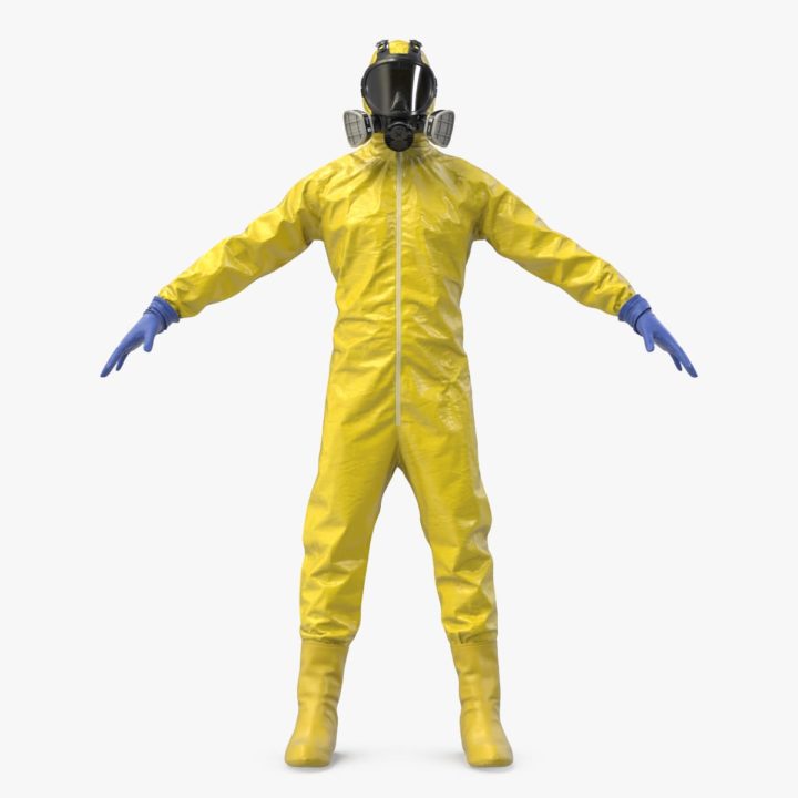 Hazmat Worker Clothes 3D model 3D Model