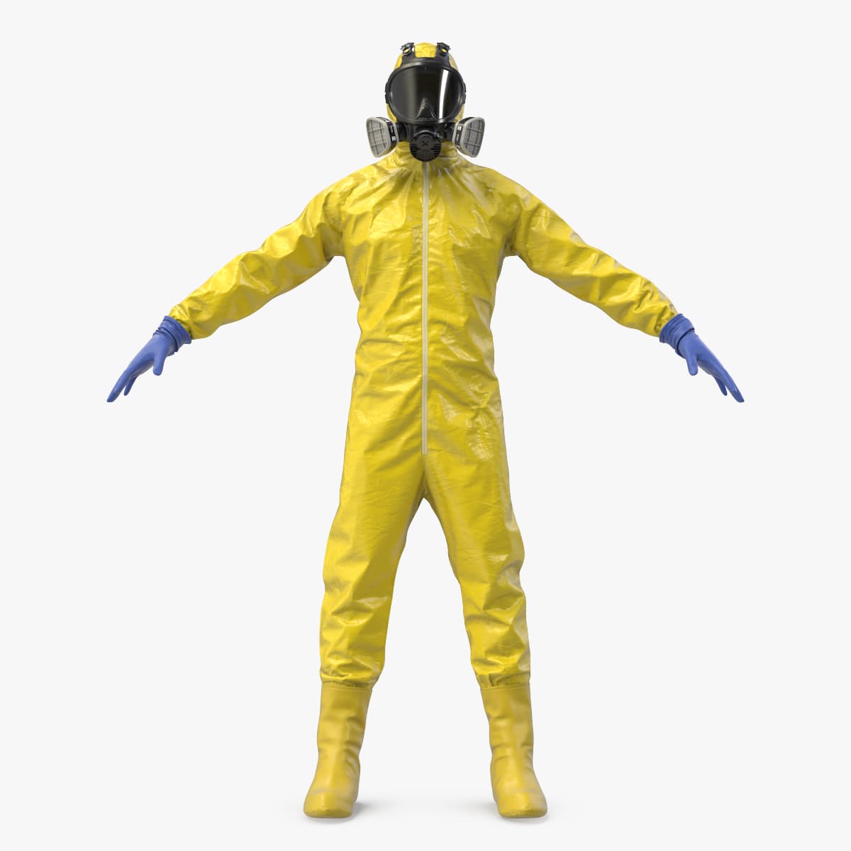 Hazmat Worker Clothes 3D model 3D Model - 3DHunt.co