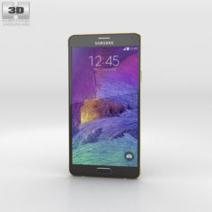 Samsung Galaxy Note 4 Gold Edition 3D model 3D Model