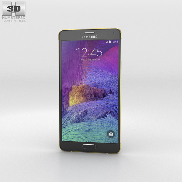 Samsung Galaxy Note 4 Gold Edition 3D model 3D Model