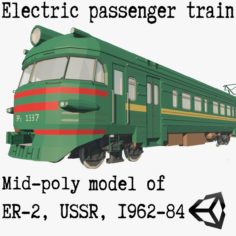 3D ER-2 Electric suburban train 3D Model
