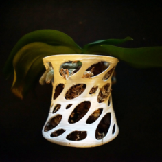 Orchid vase 3D Print Model