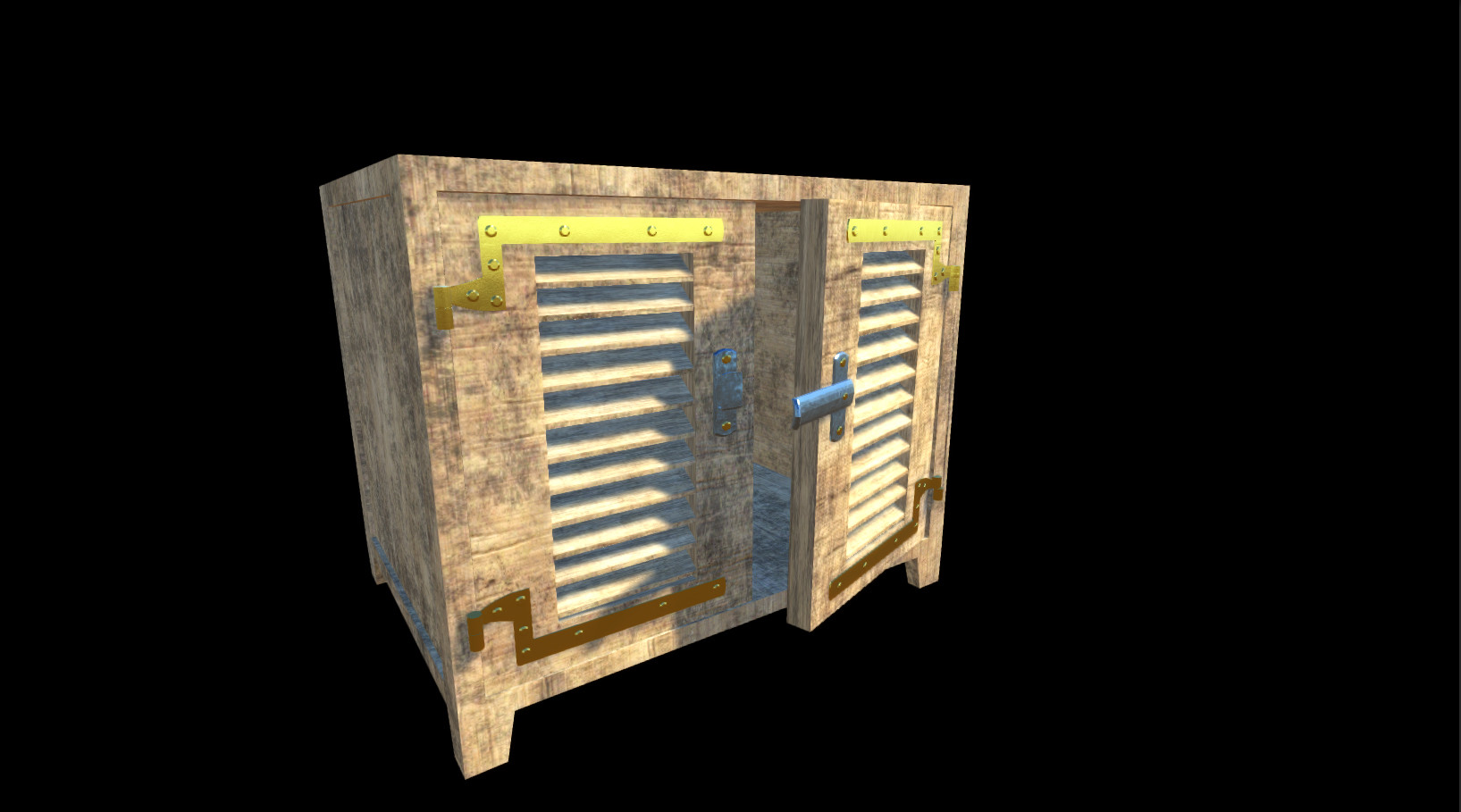 3D Old Furniture Pice model 3D Model