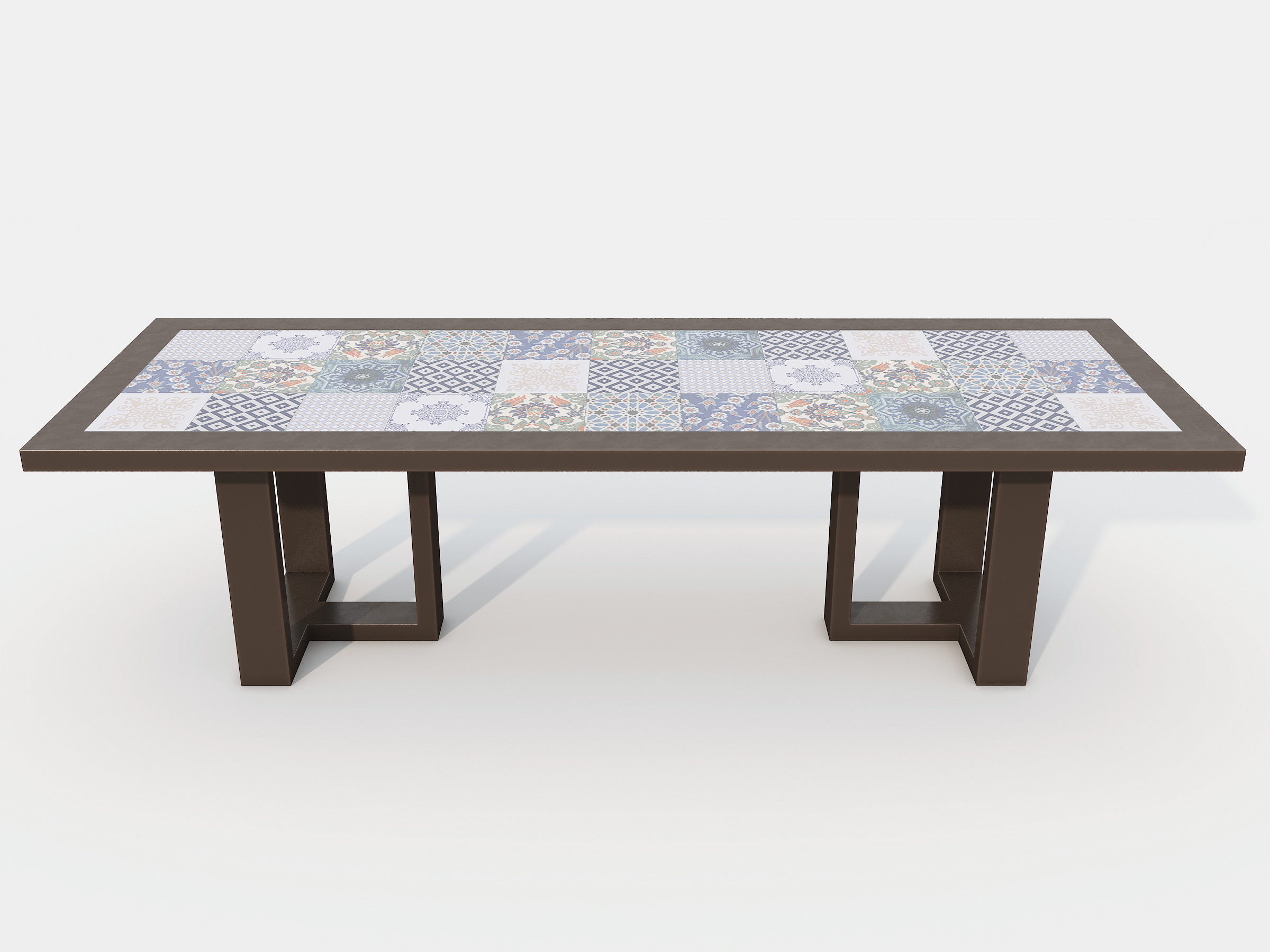TIDELLI URBAN DINING TABLE 3D Model