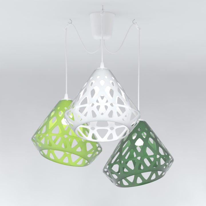 Free Chandelier ZAHA LIGHT 3D Model