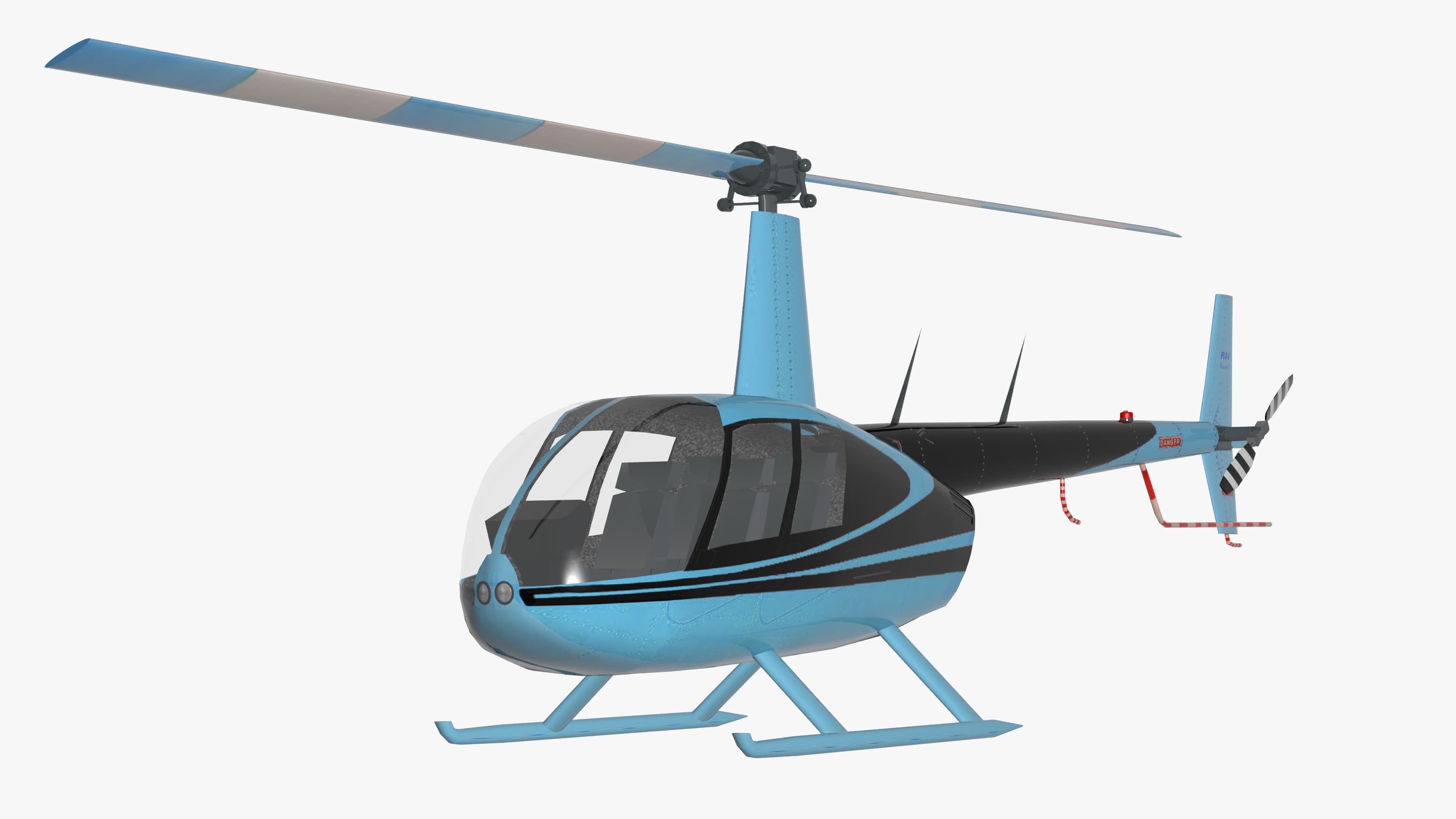 Robinson R44 3D Model