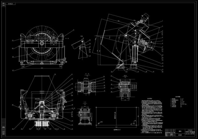 JF1500 Tilt Concrete Mixer Drawing Free 3D Model