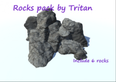Rocks pack 3D Model