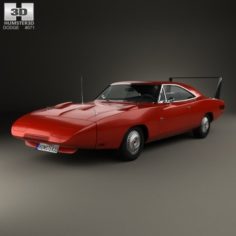 Dodge Charger Daytona Hemi 1969 3D Model