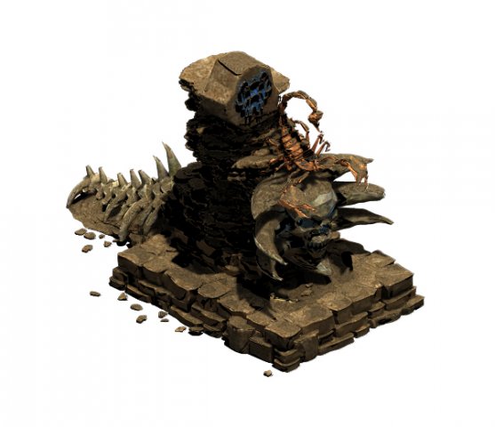 Desert-boss altar 3D Model