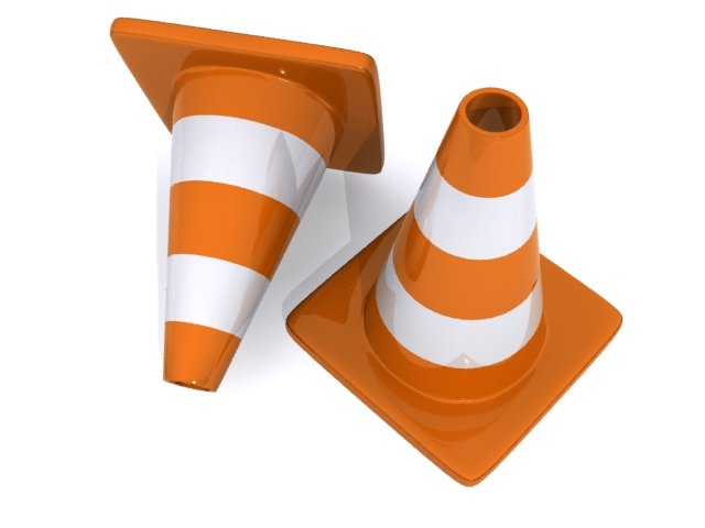 Traffic Cone 3D Model