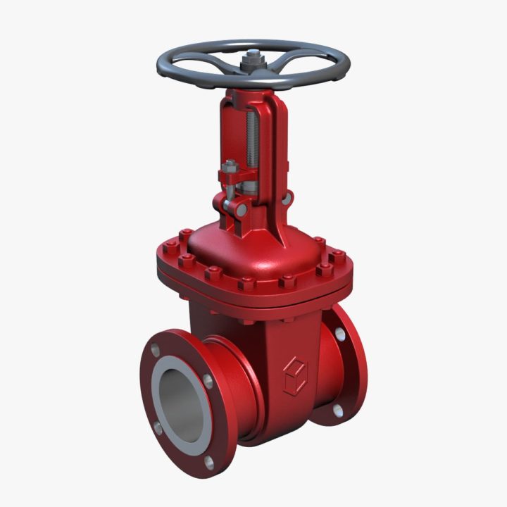 Gate Valve 3D Model