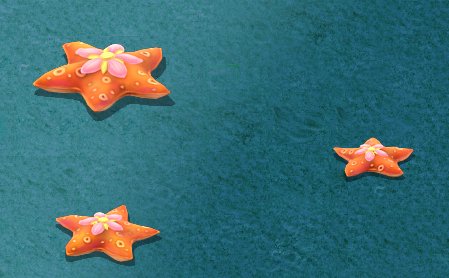 Submarine cartoon world – love five-pointed star 3D Model