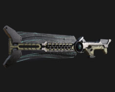 Aqua_Assault_Rifle 3D Model