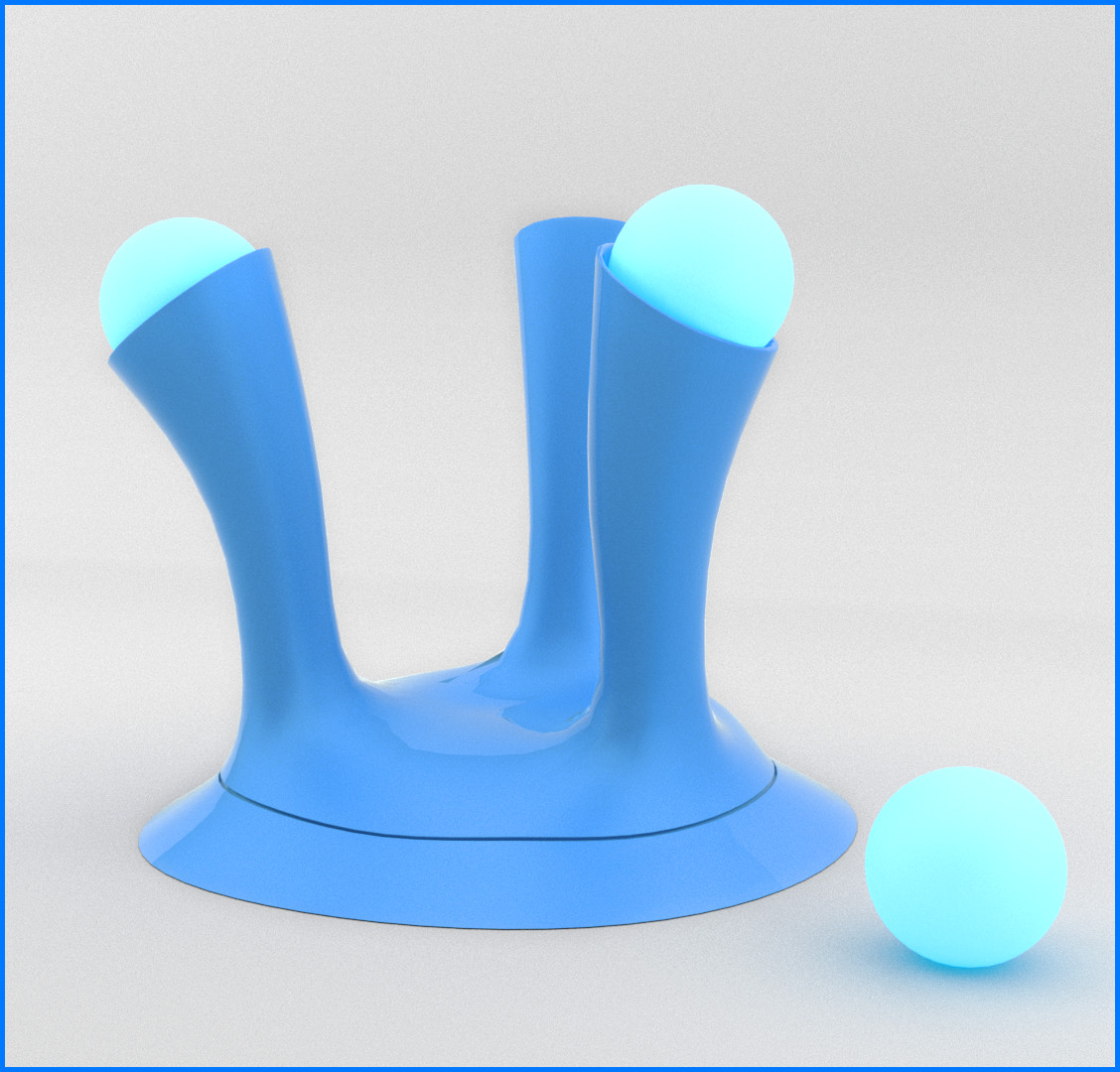 3D Kid balls lamp model 3D Model