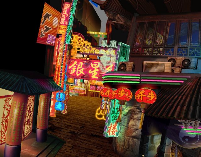 Low model game – commercial street 3D Model