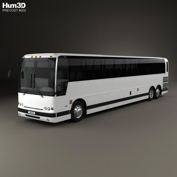 Prevost X3-45 Commuter Bus 2011 3D Model