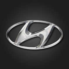 Hyundai Logo model 3D Model