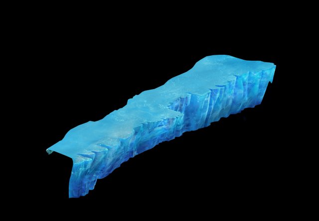 Game Model – snow – cliff 001 01 3D Model