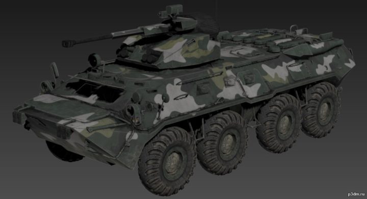 BTR-82A 3D Model