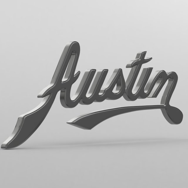 Austin logo 3D Model