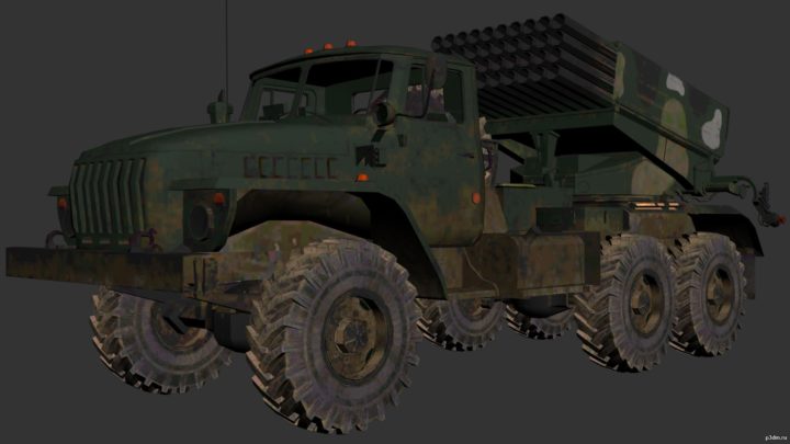 SGW3 BM-21 3D Model