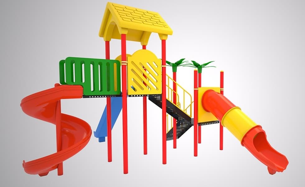 3D rotating slide model 3D Model