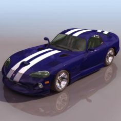 3D DODGEVIP Car 3D Model