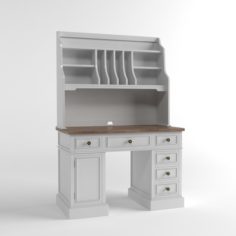 The Studley Collection Desk Including Organizer 3D model 3D Model