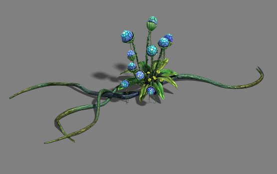 Strange – Flower 2 3D Model