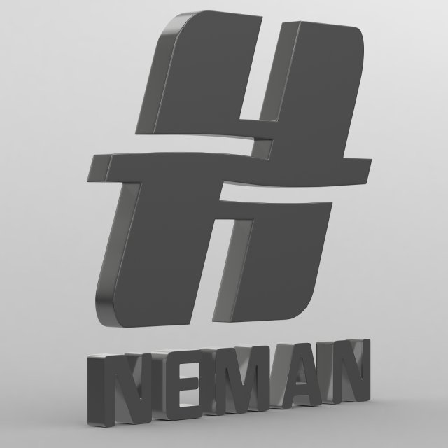 Neman logo 3D Model