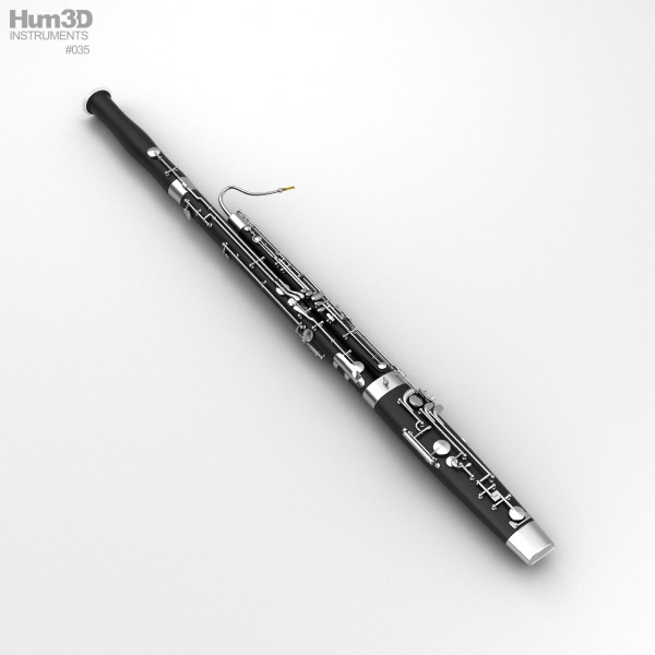 Bassoon 3D Model