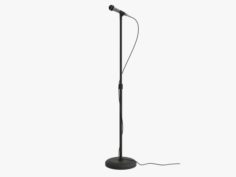 Microphone with stand 3D Model