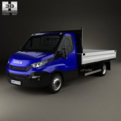 Iveco Daily Dropside 2014 3D Model
