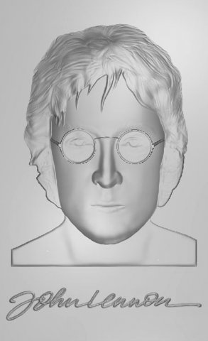 JOHN LENNON 3D Model