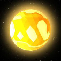 Low Poly Solar System 3D model 3D Model