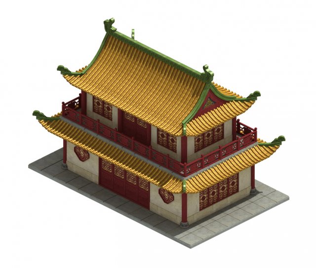 Palace – the second floor of the palace 03 3D Model